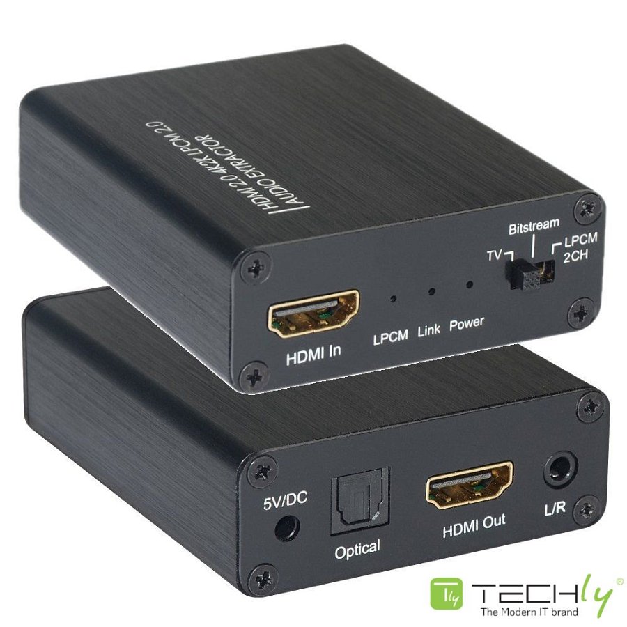 Techly Ekstraktor HDMI Audio 